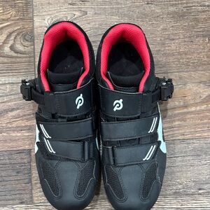 Peloton Black and Pink Cycling Shoes
